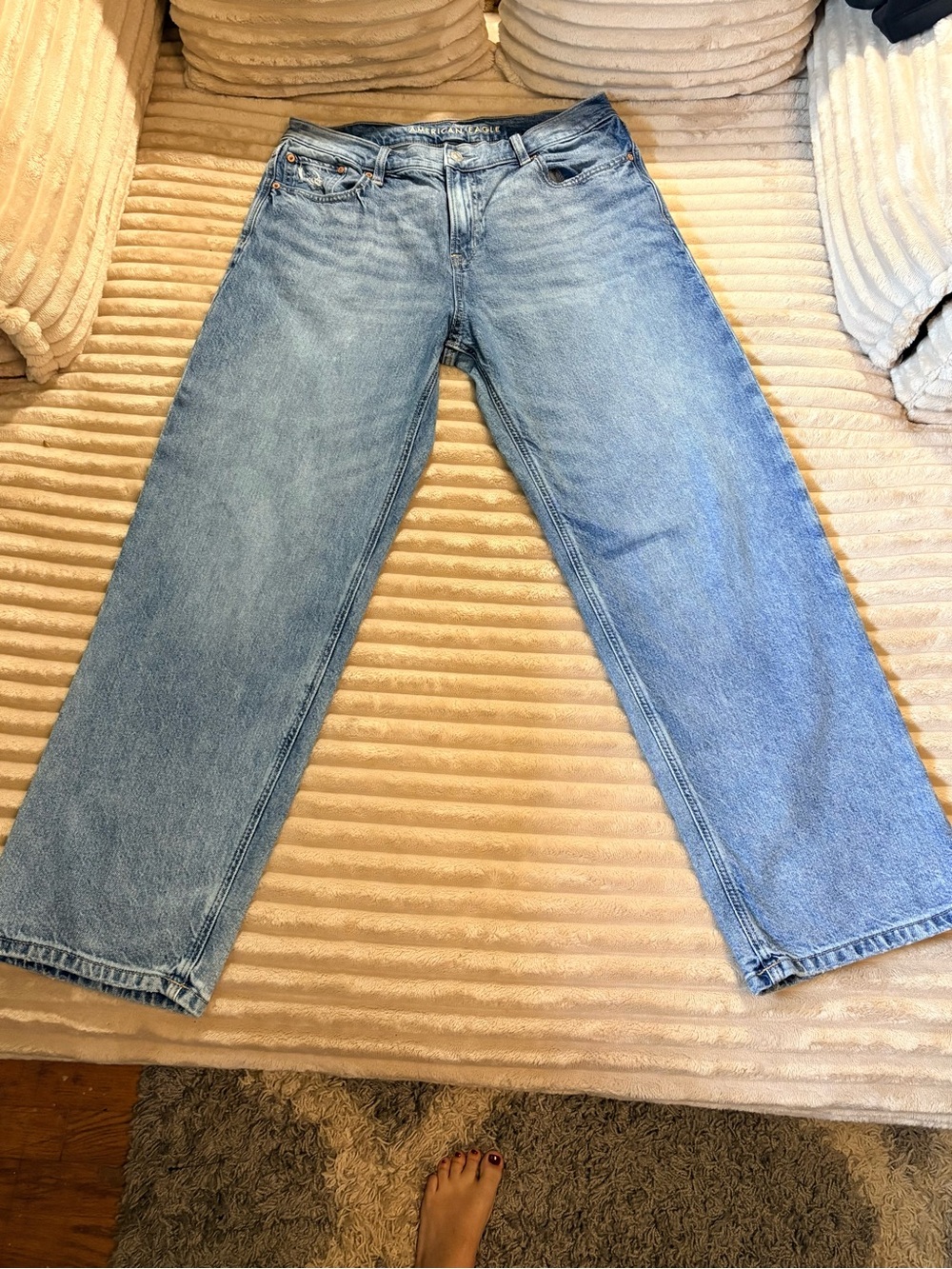 American Eagle Outfitters Light Blue wide leg Jeans
